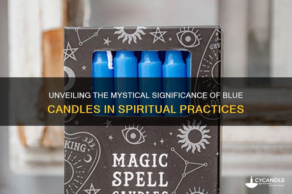 what does a blue candle mean