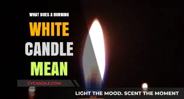 Unveiling the Mystical Meaning Behind a Burning White Candle