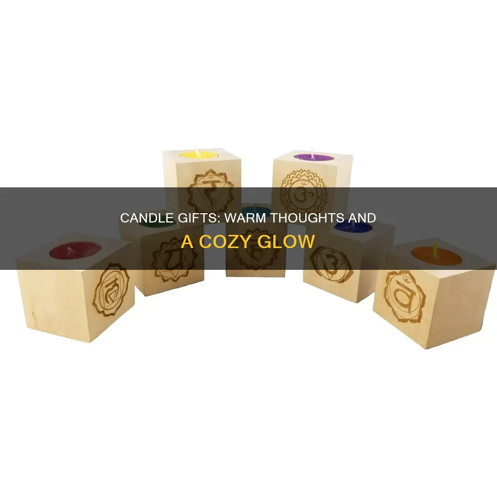 what does a candle as a gift symbolizes