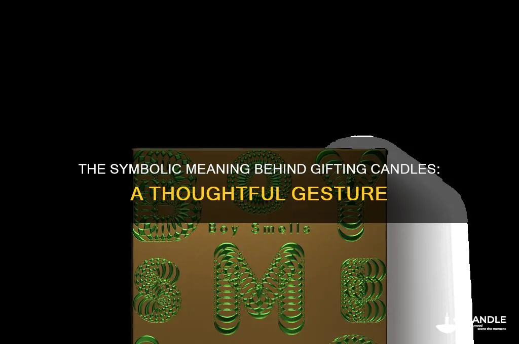 what does a candle gift mean