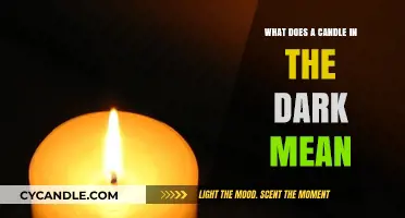 Candle in the Dark: Symbolism, Hope, and Illuminating Life's Shadows