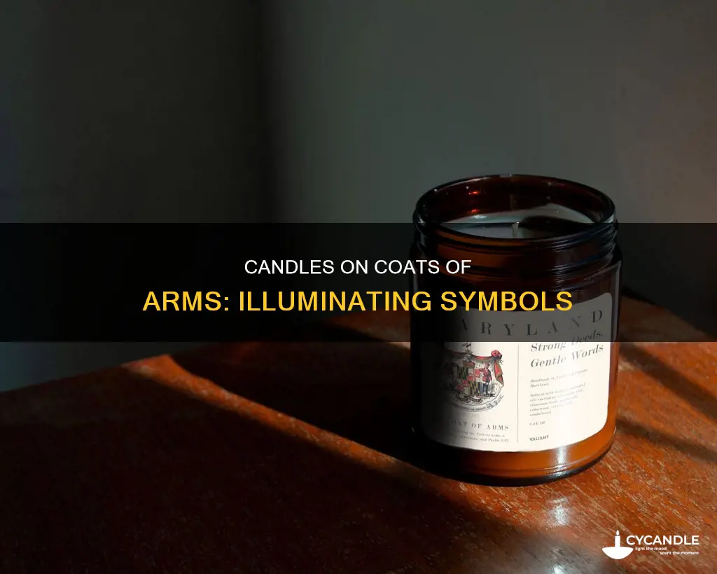 what does a candle represtent on a coat of arms
