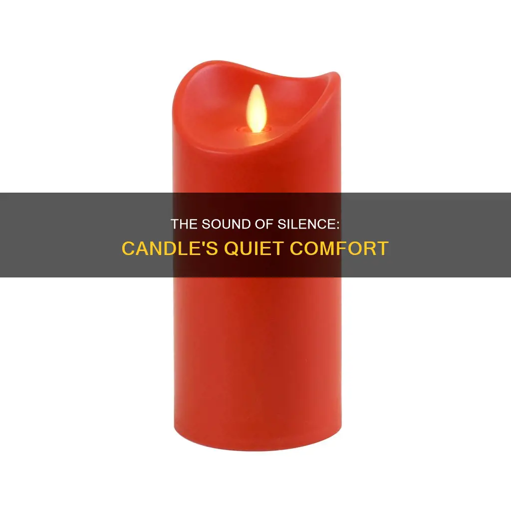 what does a candle sound like