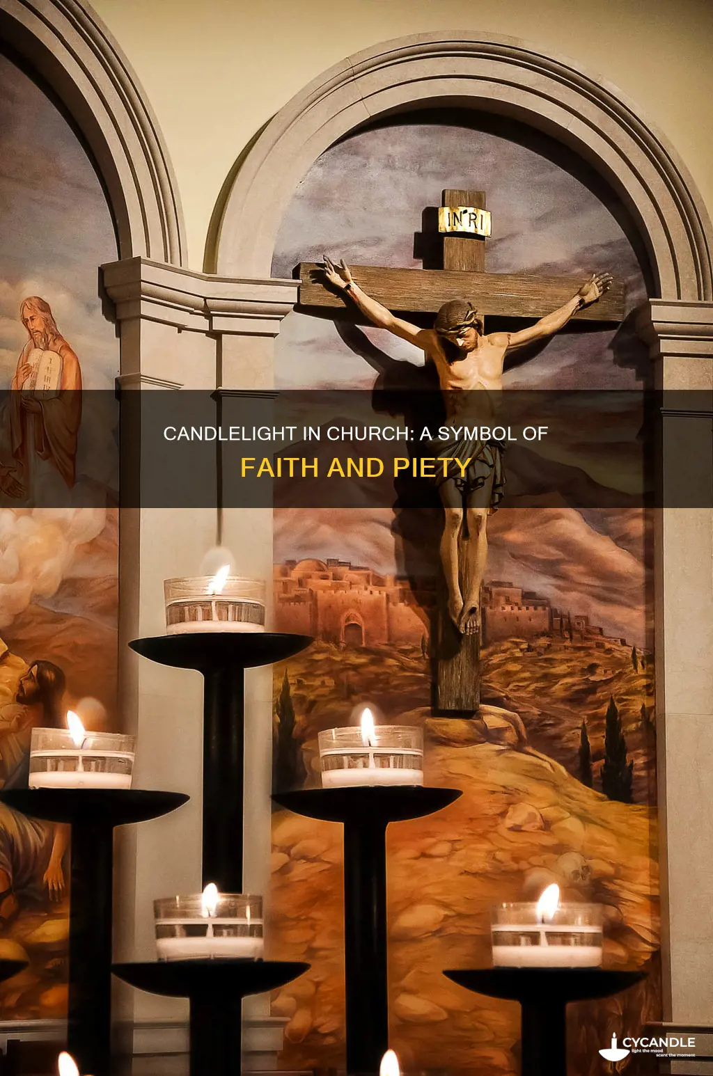 what does a candle symbolize in church