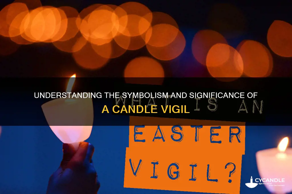 what does a candle vigil mean