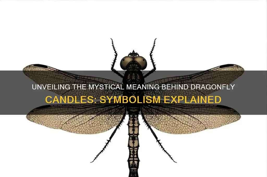 what does a dragonfly candle mean