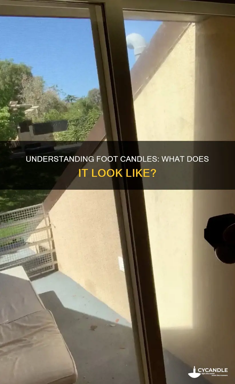what does a foot candle look like