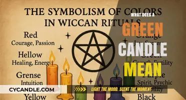 Understanding the Symbolic Meaning of a Green Candle in Spiritual Practices