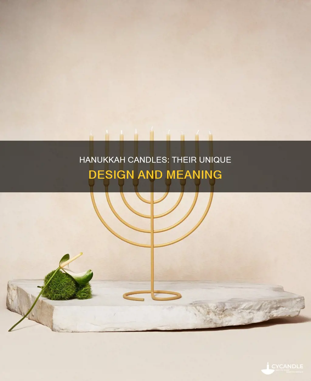 what does a hanukkah candle look like