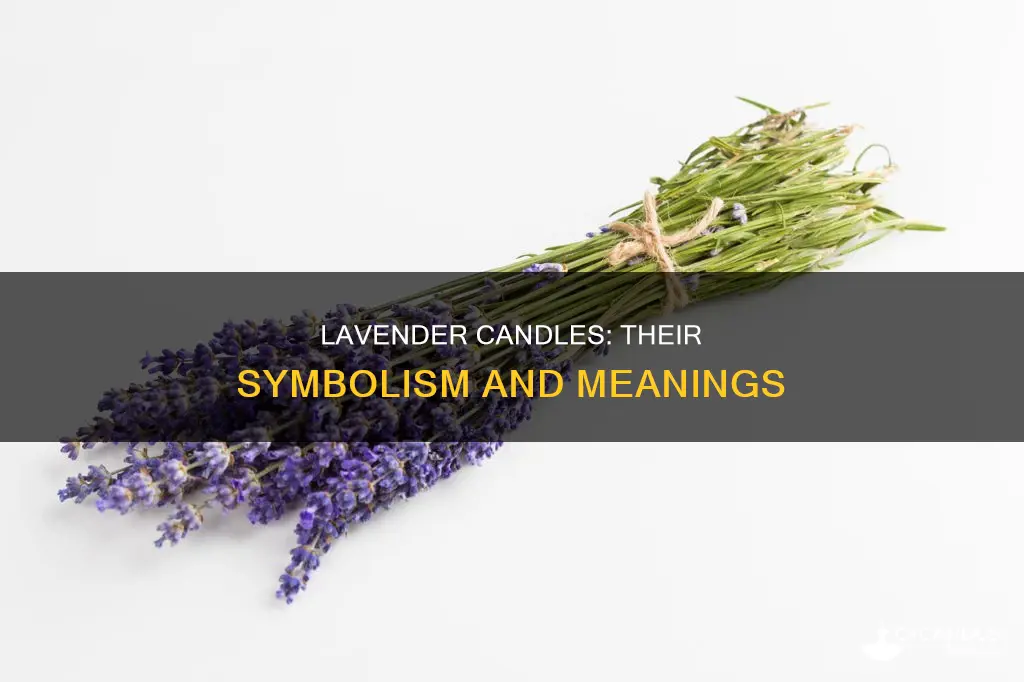 what does a lavender candle represent