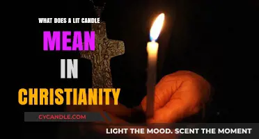 The Symbolic Meaning of a Lit Candle in Christian Worship