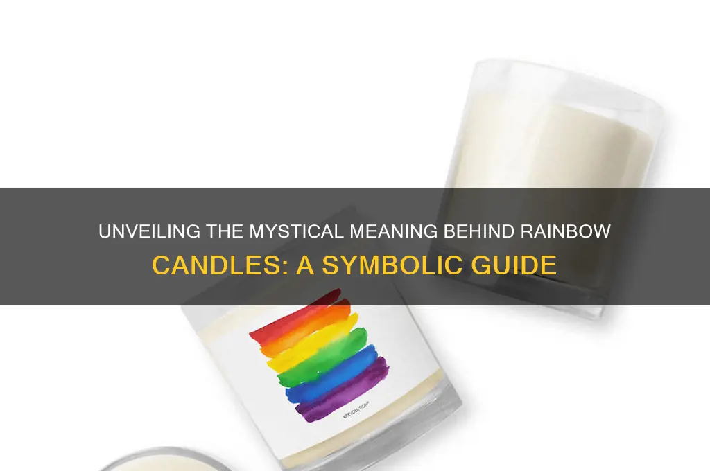 what does a rainbow candle mean