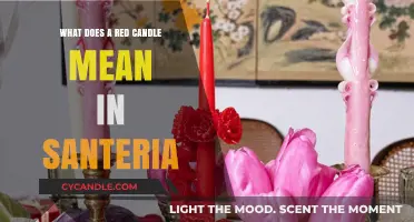 Understanding the Symbolic Meaning of Red Candles in Santeria Practices