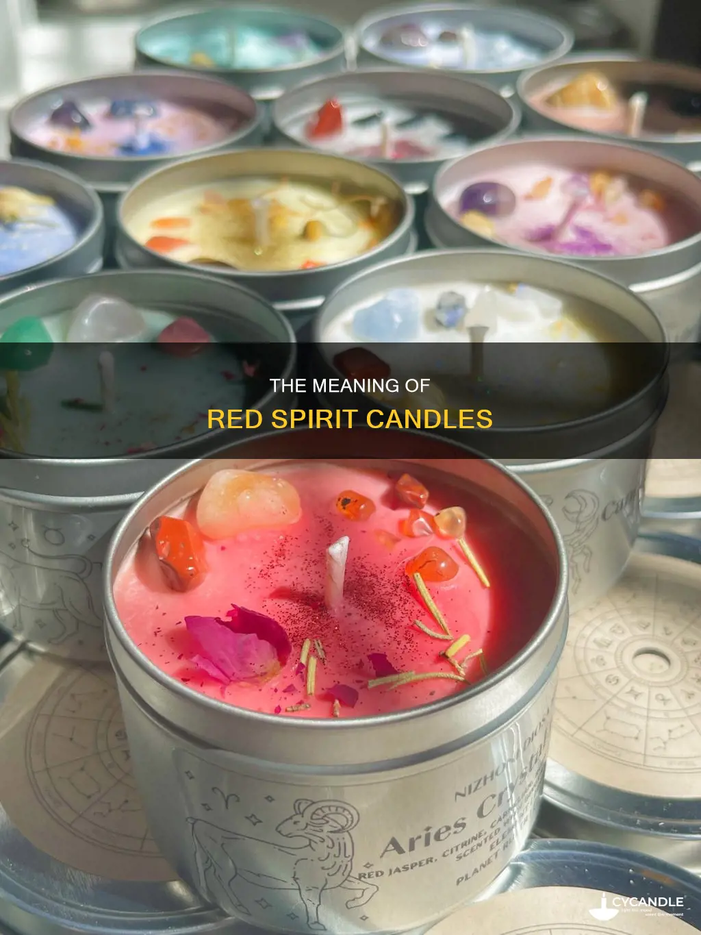 what does a red spirit candles stand for
