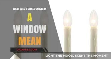The Symbolic Meaning of a Single Candle in the Window