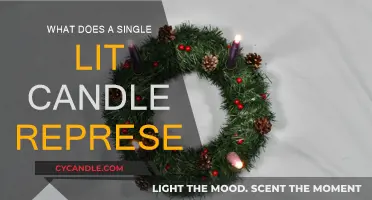 The Significance of a Single Lit Candle