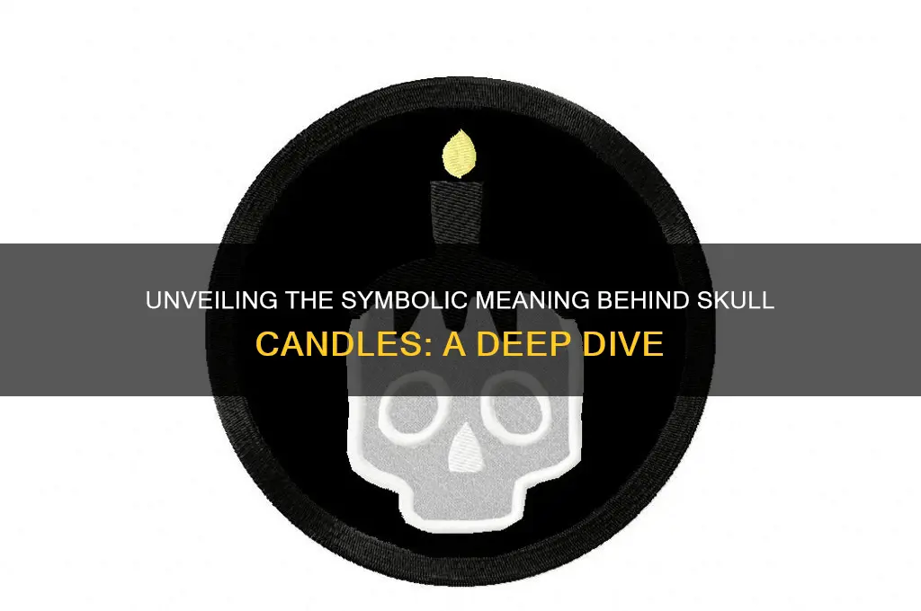 what does a skull candle mean