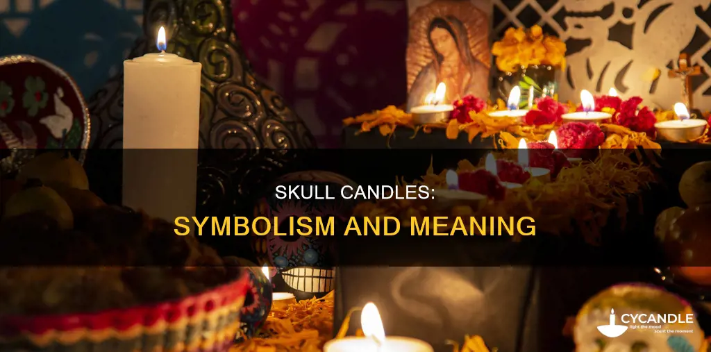 what does a skull candle represent