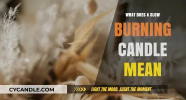 Understanding the Meaning Behind a Slow Burning Candle's Flame