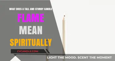 Tall, Sturdy Candle Flames: Unveiling Their Spiritual Significance and Meaning
