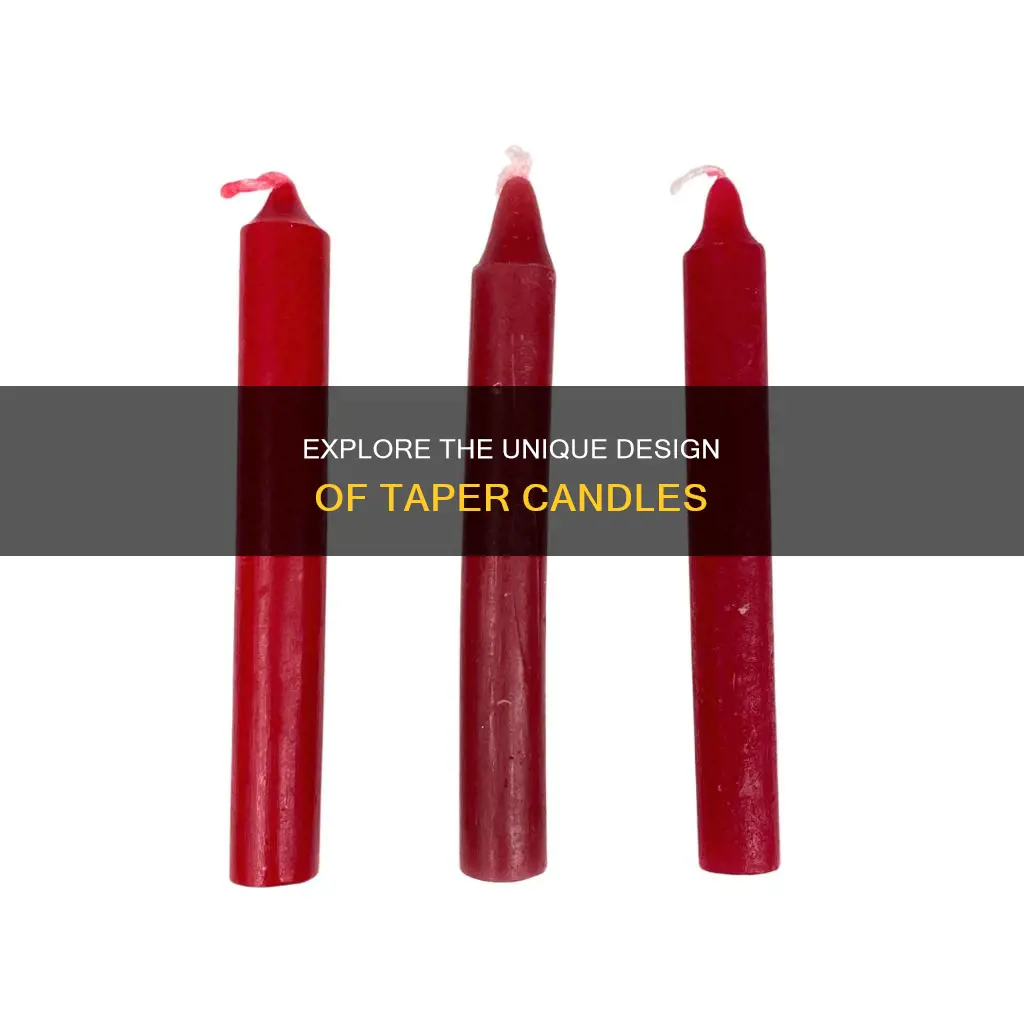 what does a taper candle look like