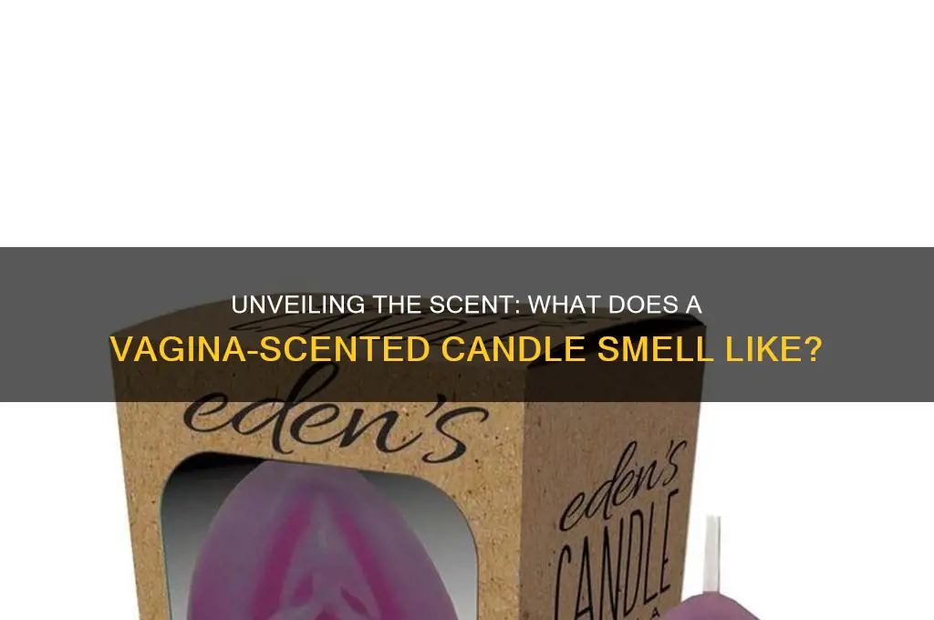 what does a vagina scented candle smell like