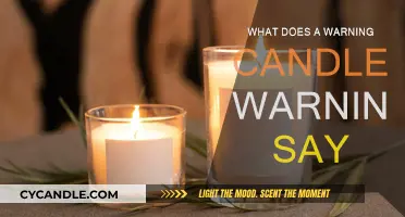 Candle Warning Signs: What to Look Out For