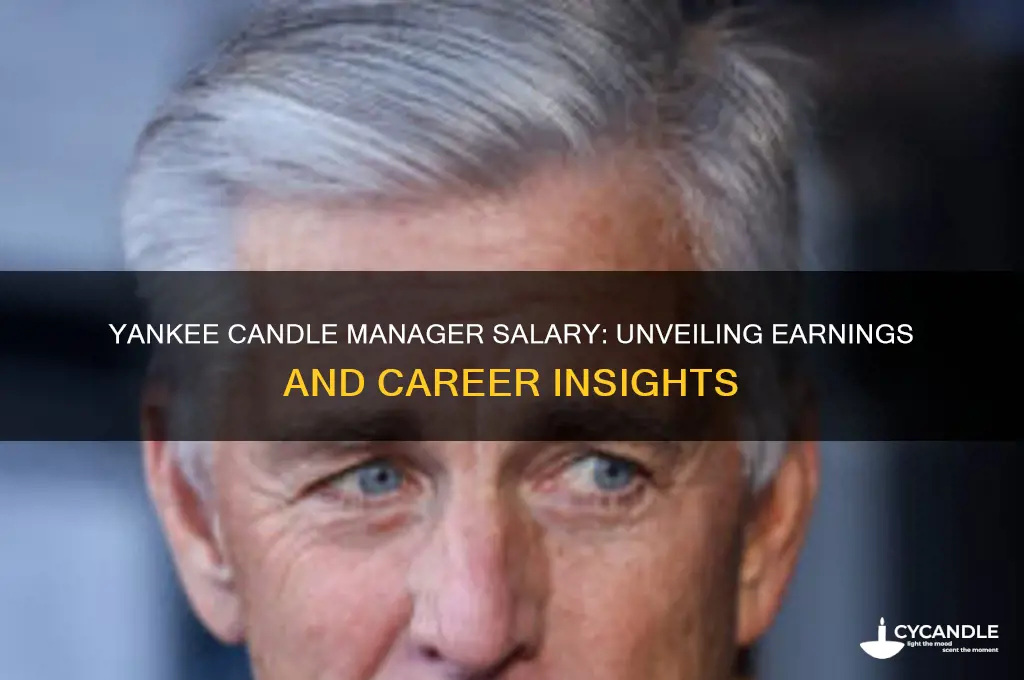 what does a yankee candle manager make
