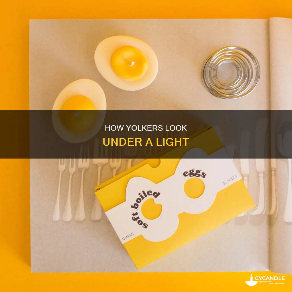 what does a yolker egg look like when candled