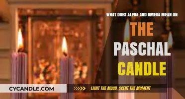 Alpha and Omega: Unveiling the Paschal Candle's Symbolic Meaning