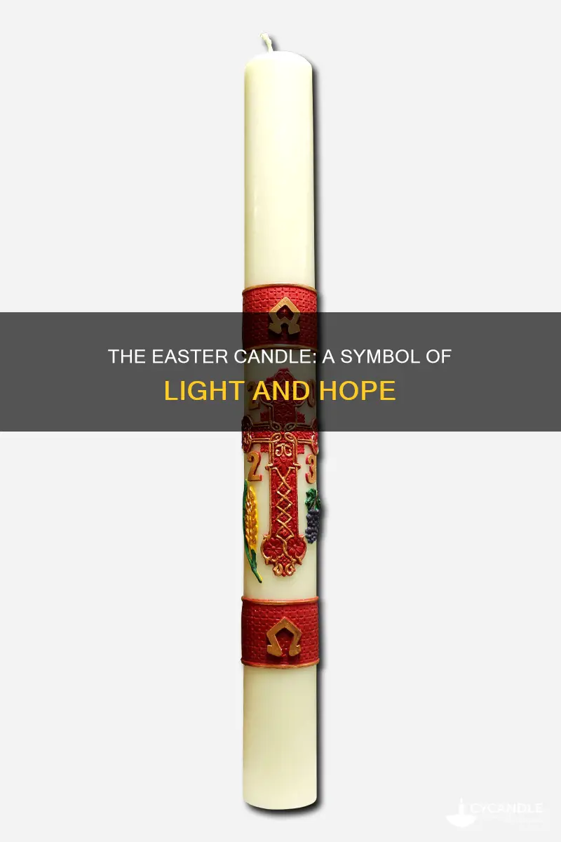 what does an easter candle look like