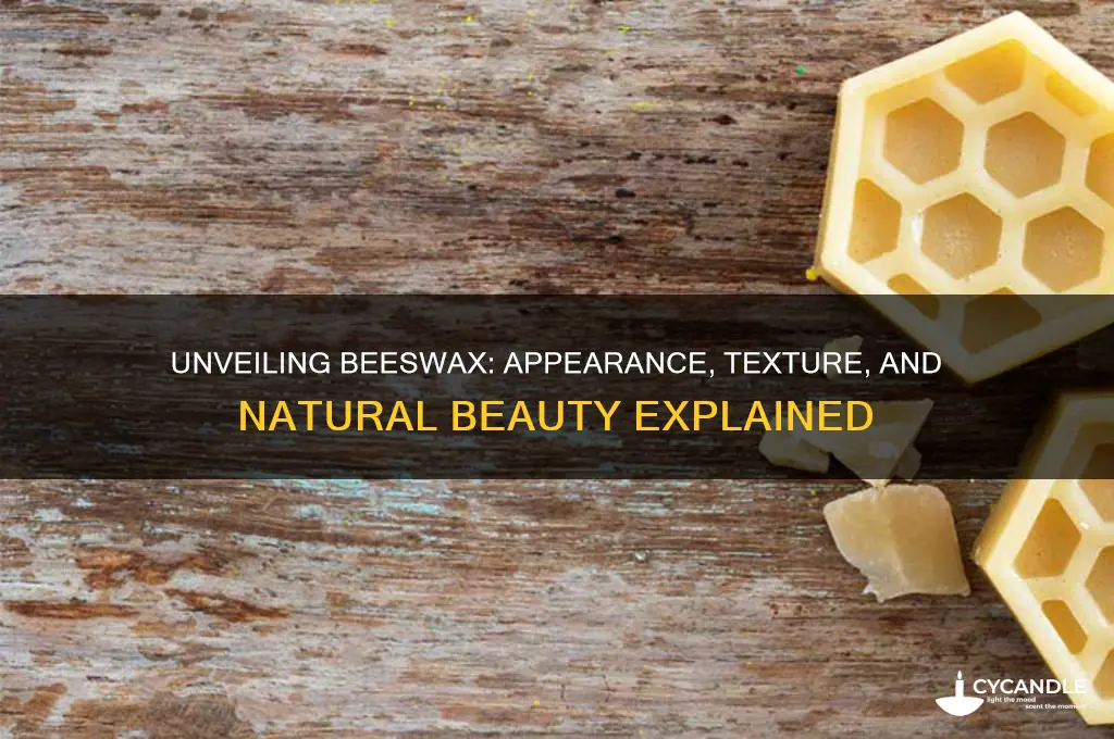 what does beeswax look like