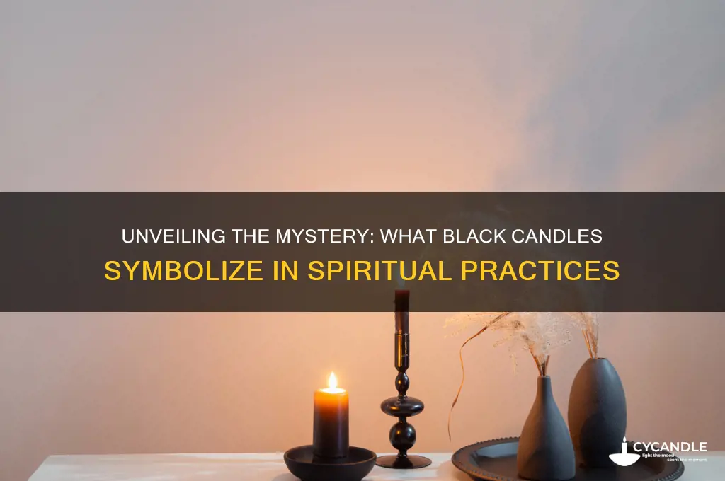 what does black candles mean