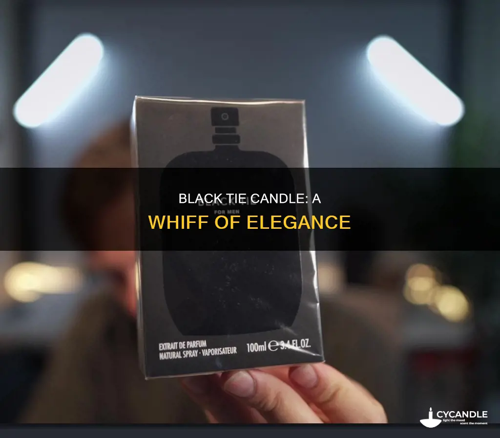 what does black tie candle smell like