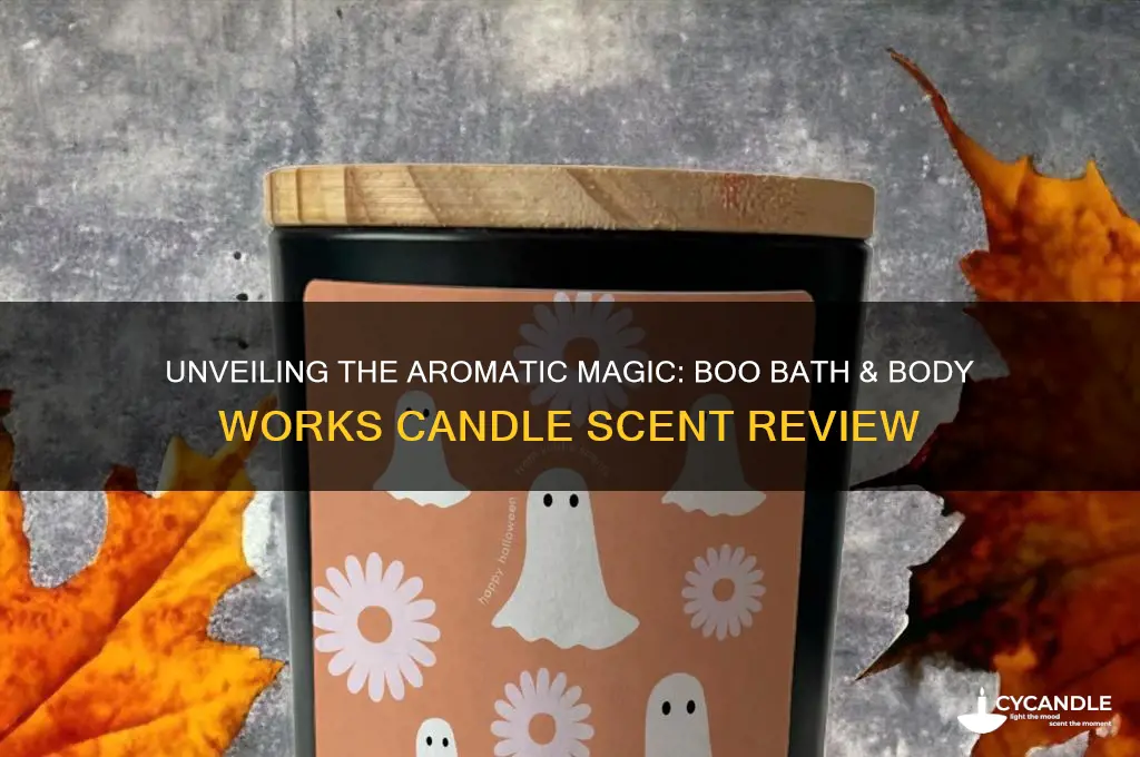 what does boo bath body works candle smell like