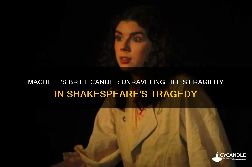 what does brief candle mean in macbeth