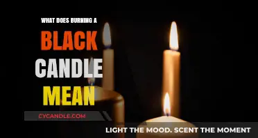 Unveiling the Mystical Meaning Behind Burning a Black Candle