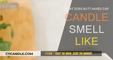 Butt Naked Car Candle: A Refreshing, Clean Scent