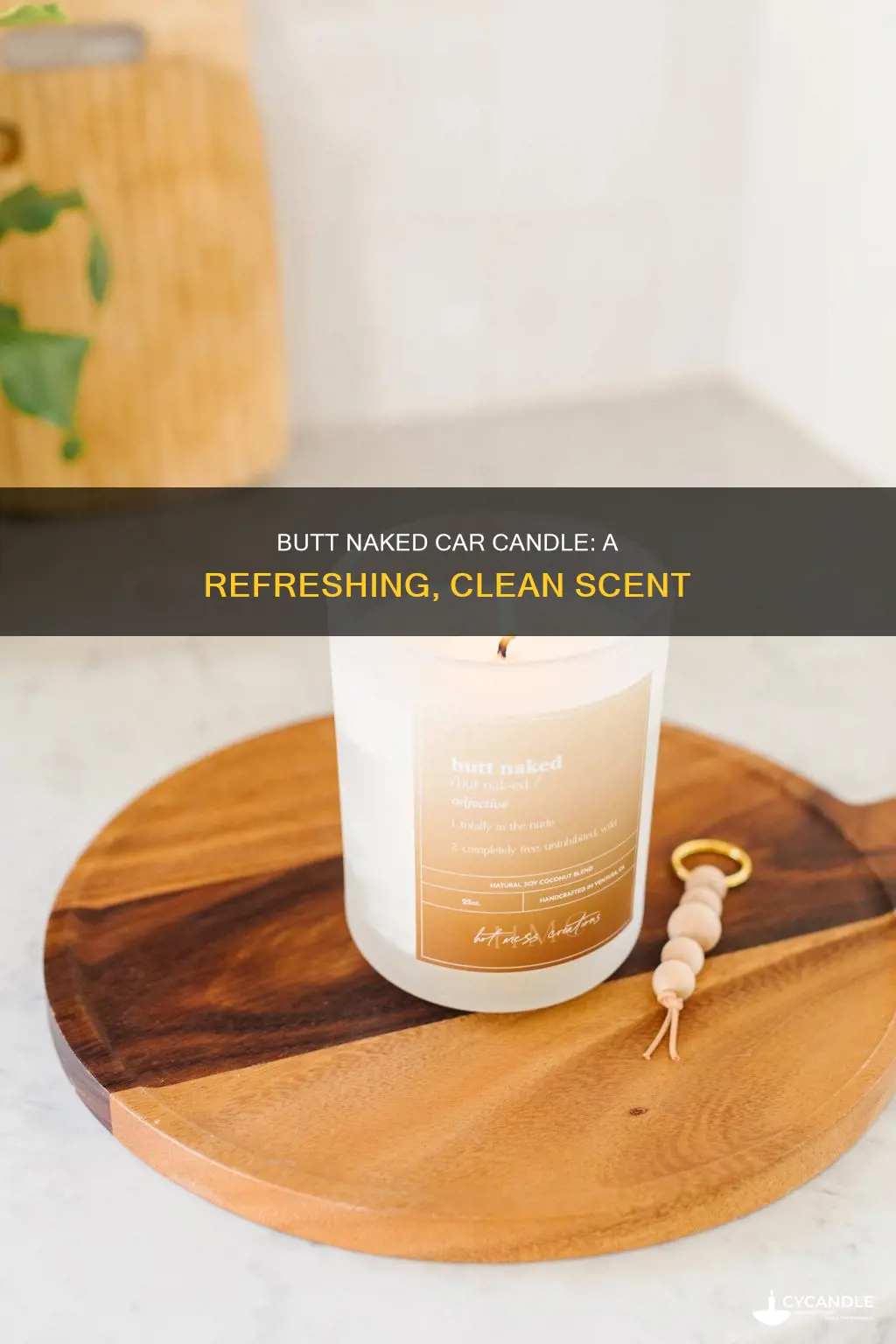 what does butt naked car candle smell like