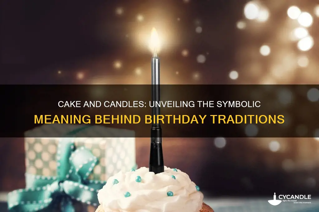 what does cake and candles mean