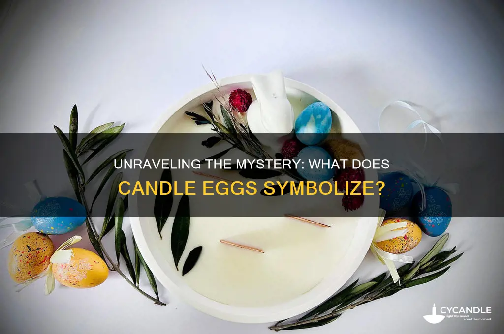 what does candle eggs mean