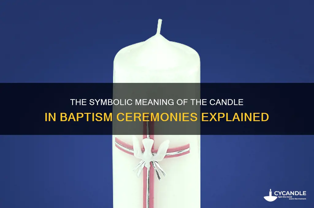 what does candle mean in baptism