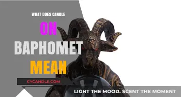 Unveiling the Symbolism: The Candle on Baphomet Explained