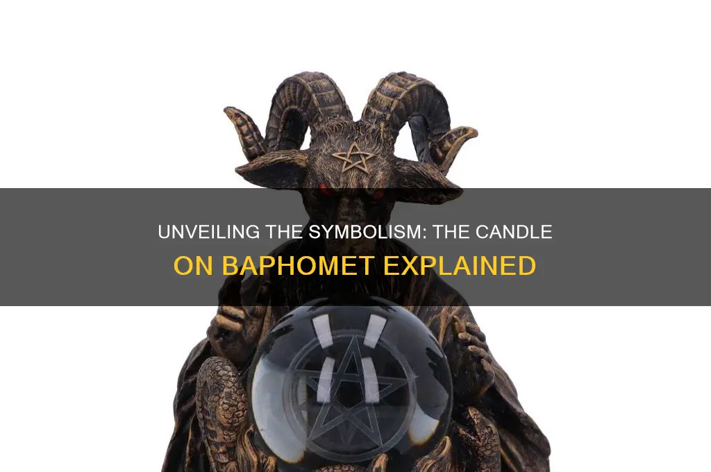 what does candle on baphomet mean