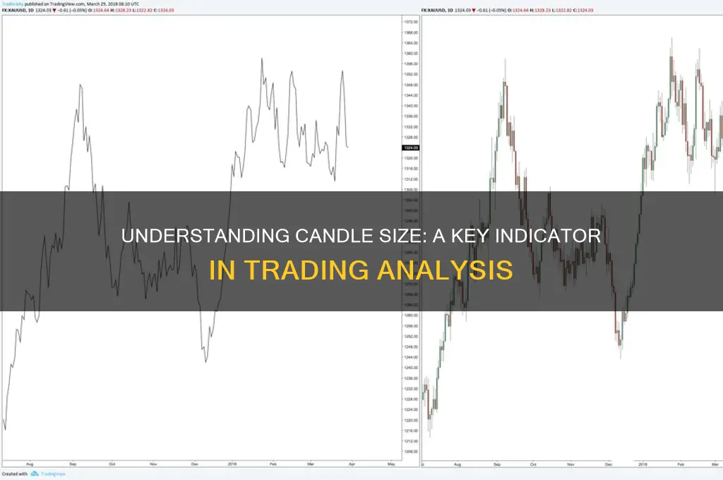 what does candle size mean in trading