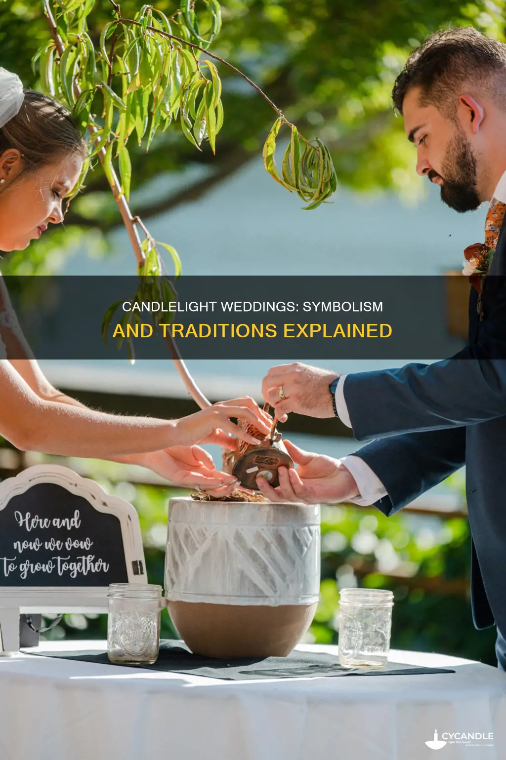 what does candle symbolize in wedding