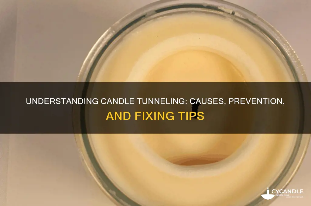 what does candle tunneling mean