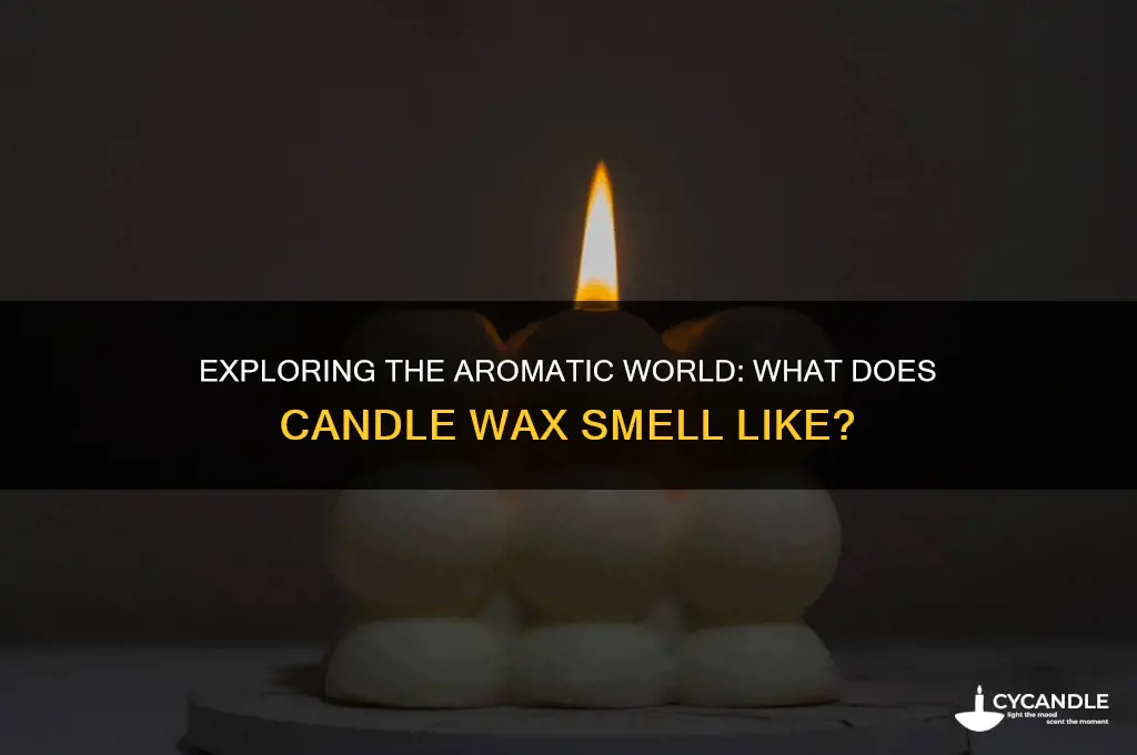 what does candle wax smell like