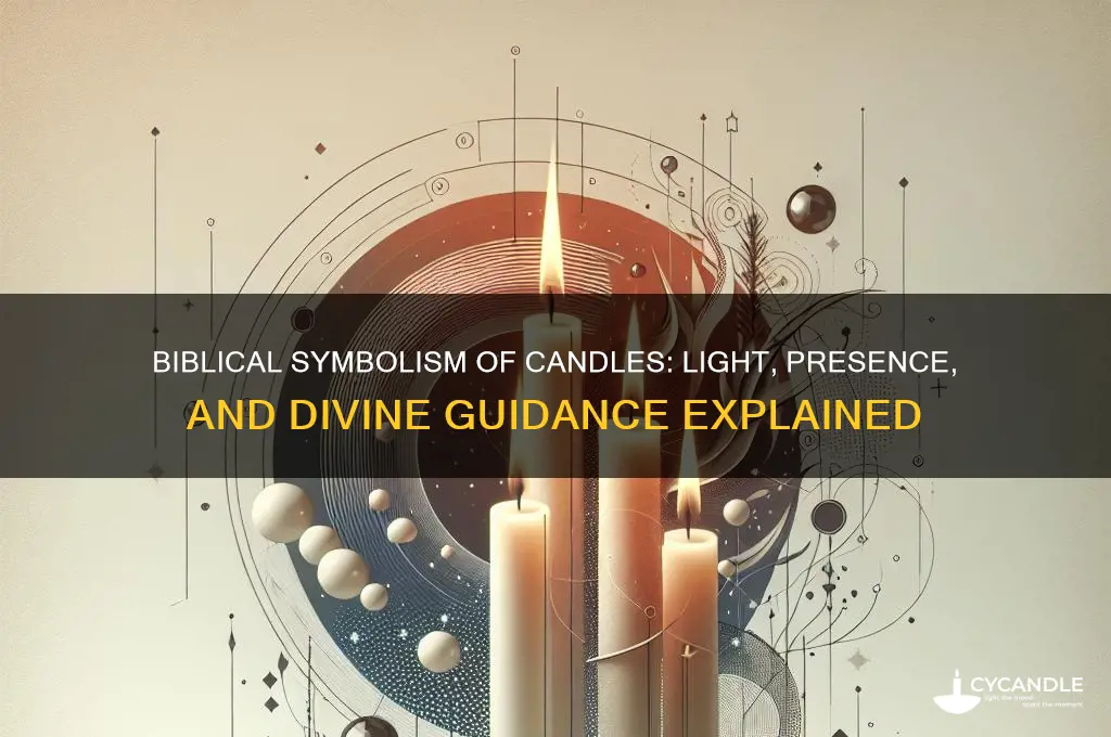 what does candles mean in the bible