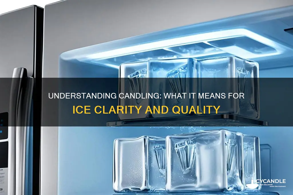 what does candling mean when referring to ice